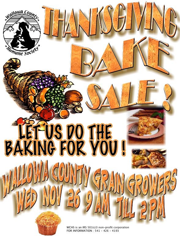 ThanksgivingBakeSale2025